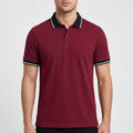 Men's Contrast Collar Polo Shirt