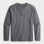 Men's Long Sleeve Henley Shirt