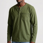 Men's Long Sleeve Henley Shirt