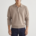 Men's Oversized Polo Sweater