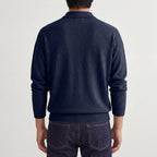 Men's Oversized Polo Sweater