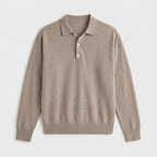 Men's Oversized Polo Sweater