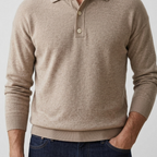 Men's Oversized Polo Sweater