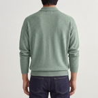 Men's Oversized Polo Sweater