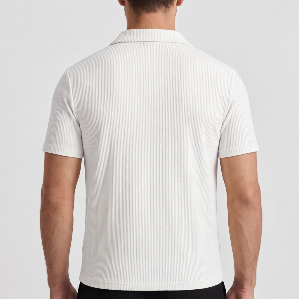 Men's Slim Fit Johnny Collar Polo