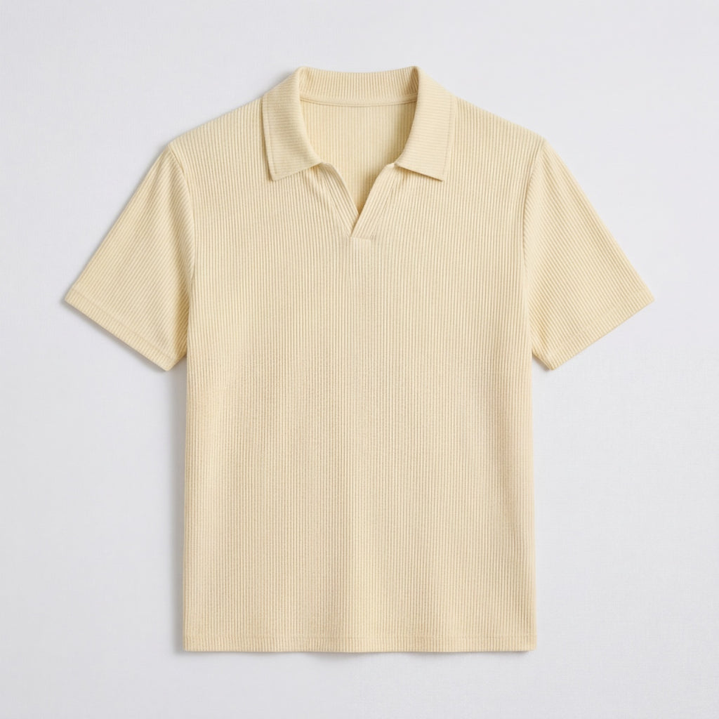 Men's Slim Fit Johnny Collar Polo