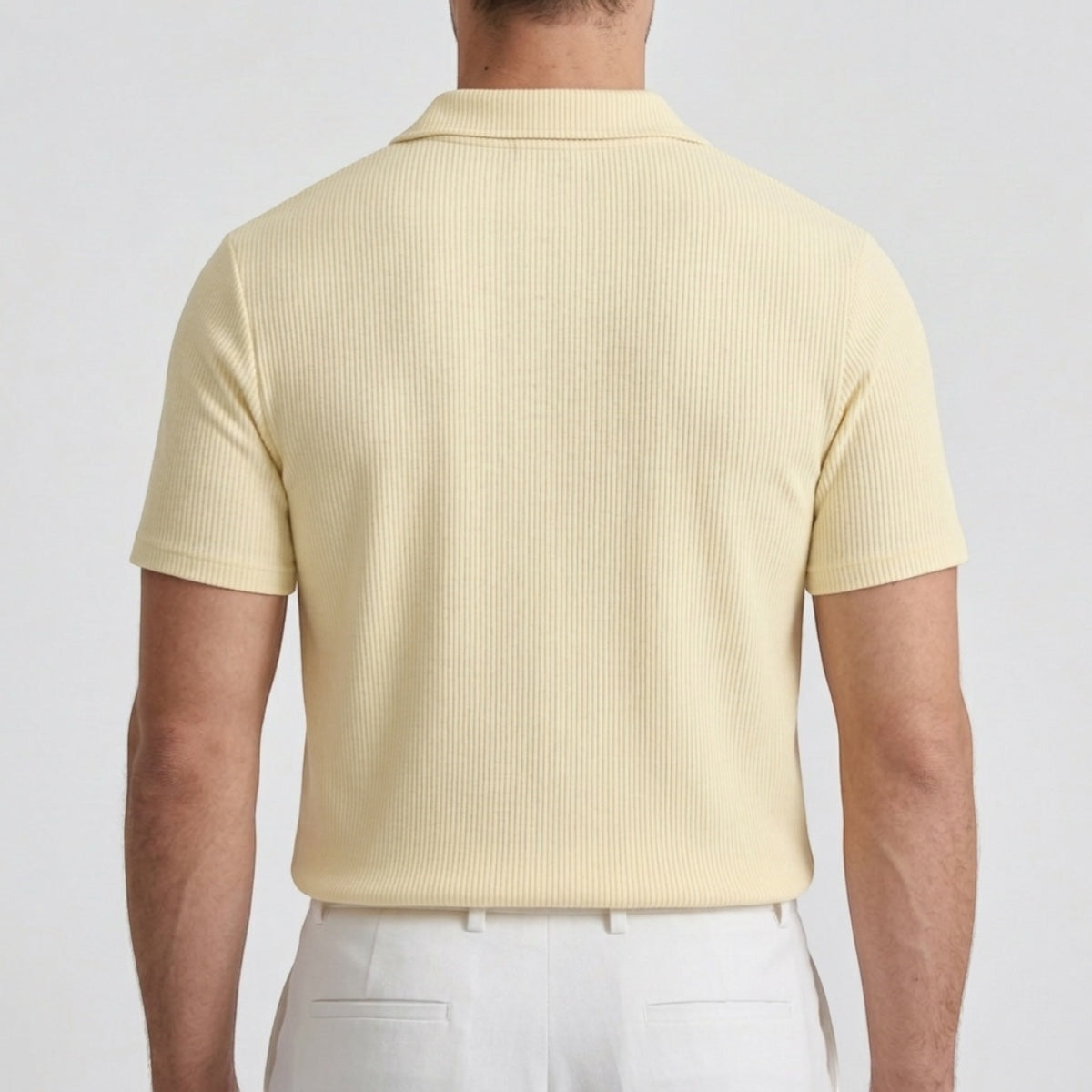 Men's Slim Fit Johnny Collar Polo