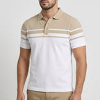 Men's Striped Classic Polo