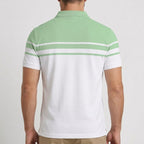 Men's Striped Classic Polo