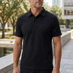 Men's Textured Polo Shirt
