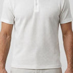 Men's Textured Polo Shirt