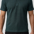 Men's Textured Polo Shirt