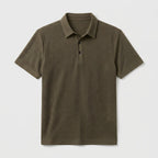 Men's Textured Polo Shirt