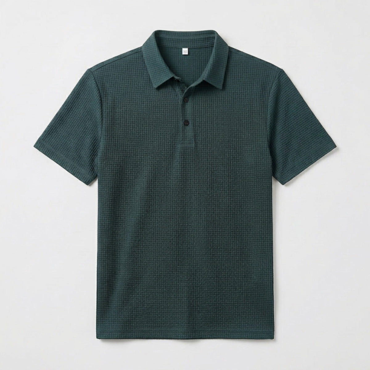Men's Textured Polo Shirt