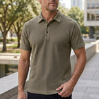 Men's Textured Polo Shirt