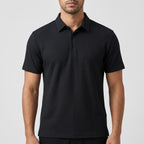 Men's Textured Polo Shirt