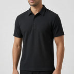 Men's Textured Polo Shirt