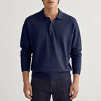Men's Oversized Polo Sweater