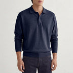 Men's Oversized Polo Sweater