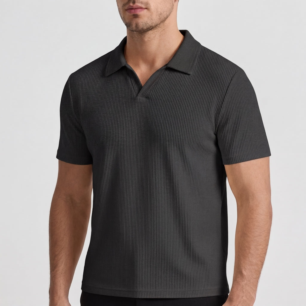Men's Slim Fit Johnny Collar Polo