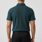 Men's Textured Polo Shirt