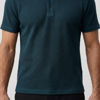 Men's Textured Polo Shirt