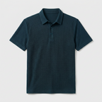 Men's Textured Polo Shirt