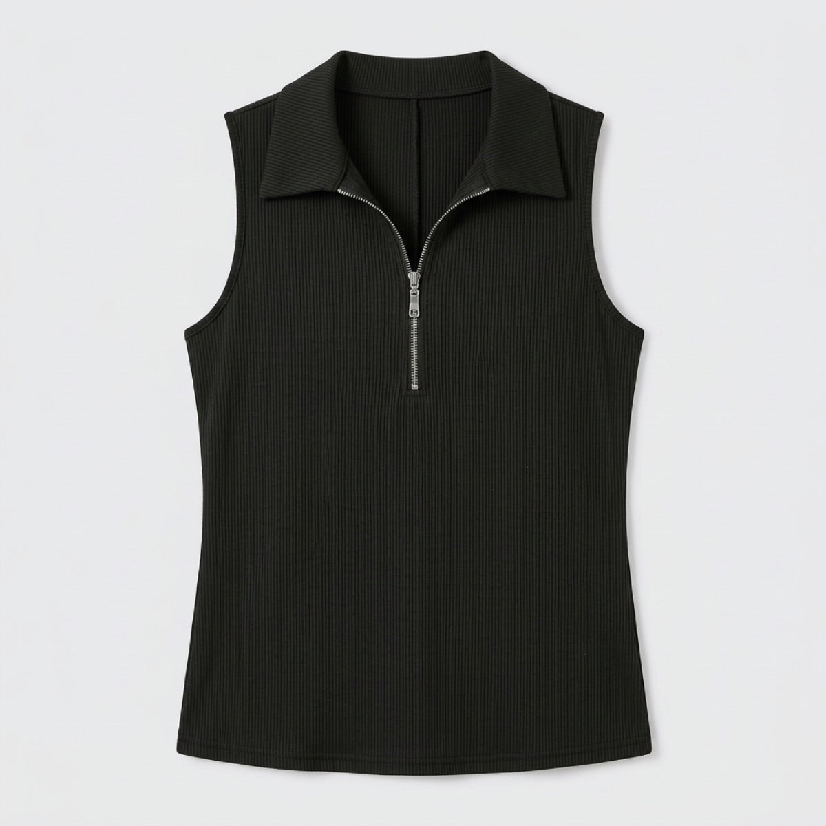 Women's Sleeveless Half-Zip Polo Top