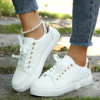 Women's Supportive Everyday Slip-On Shoes in white