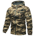 men's hooded camouflage jacket camouflage