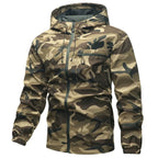 men's hooded camouflage jacket camouflage