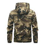 men's hooded camouflage jacket
