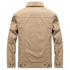 men's long sleeve button-up jacket