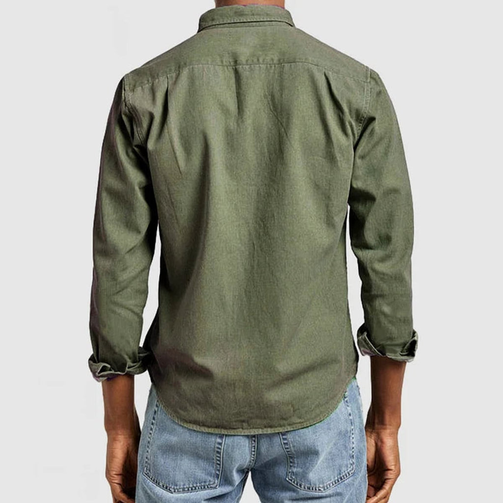 men's long sleeve casual shirt
