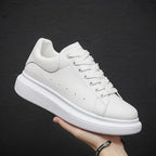 men's low profile everyday trainers in white