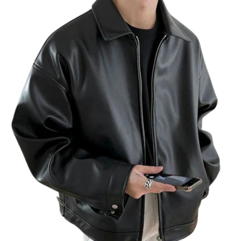 men's oversized bomber jacket