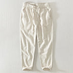 men's relaxed fit japanese style trousers in khaki