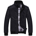 men's relaxed fit long sleeve jacket black