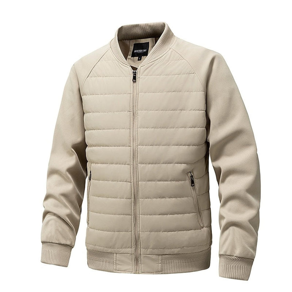 men's relaxed fit transitional jacket beige