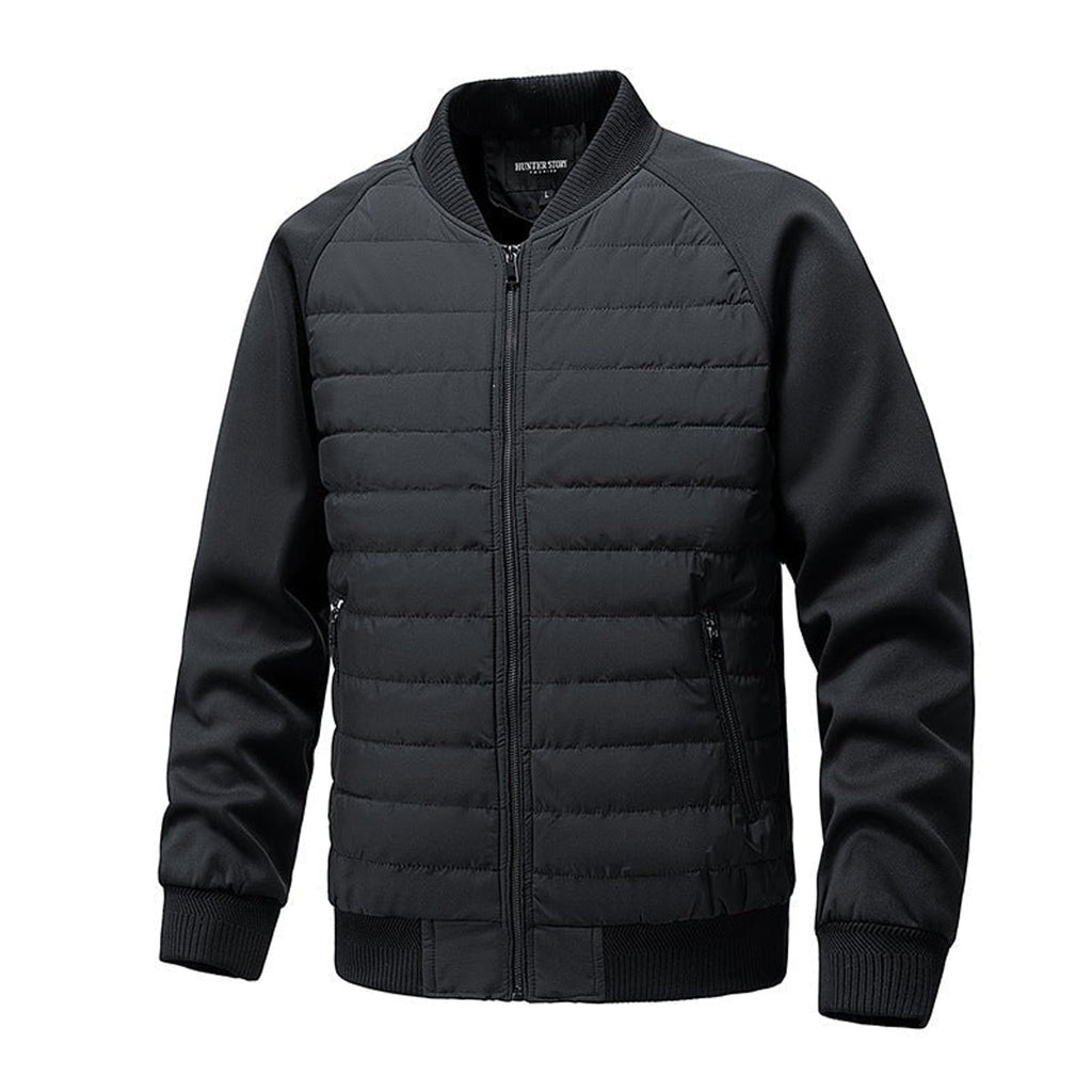 men's relaxed fit transitional jacket black