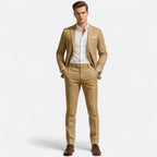 men's relaxed fit two-piece suit
