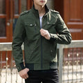 men's relaxed fit utility jacket in green