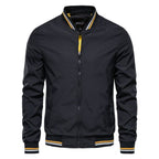men's relaxed fit zip-up bomber jacket