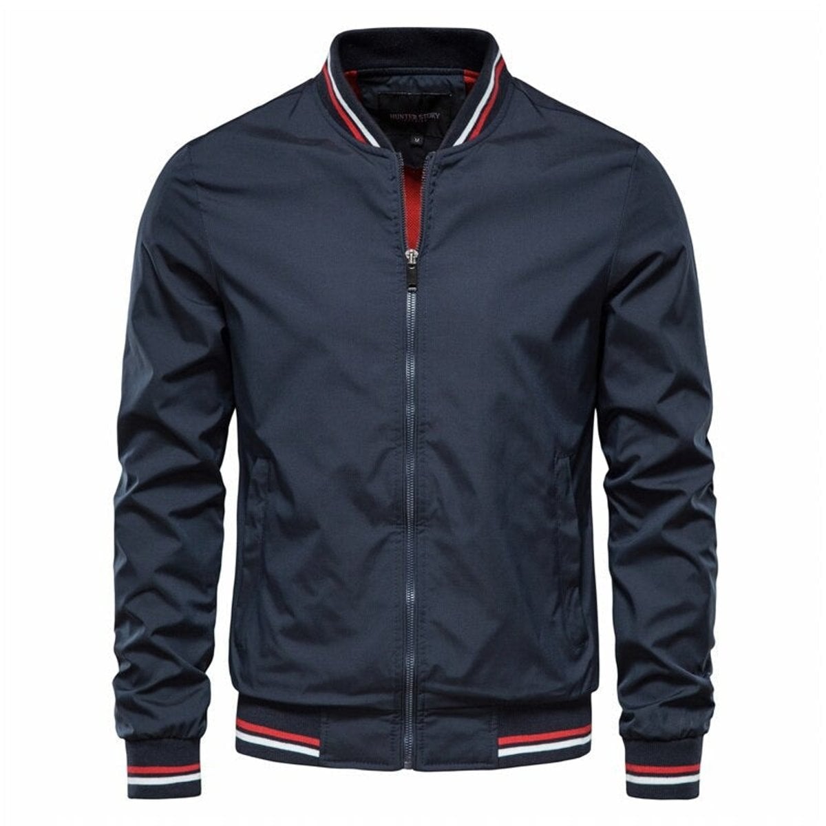 men's relaxed fit zip-up bomber jacket