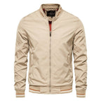 men's relaxed fit zip-up bomber jacket