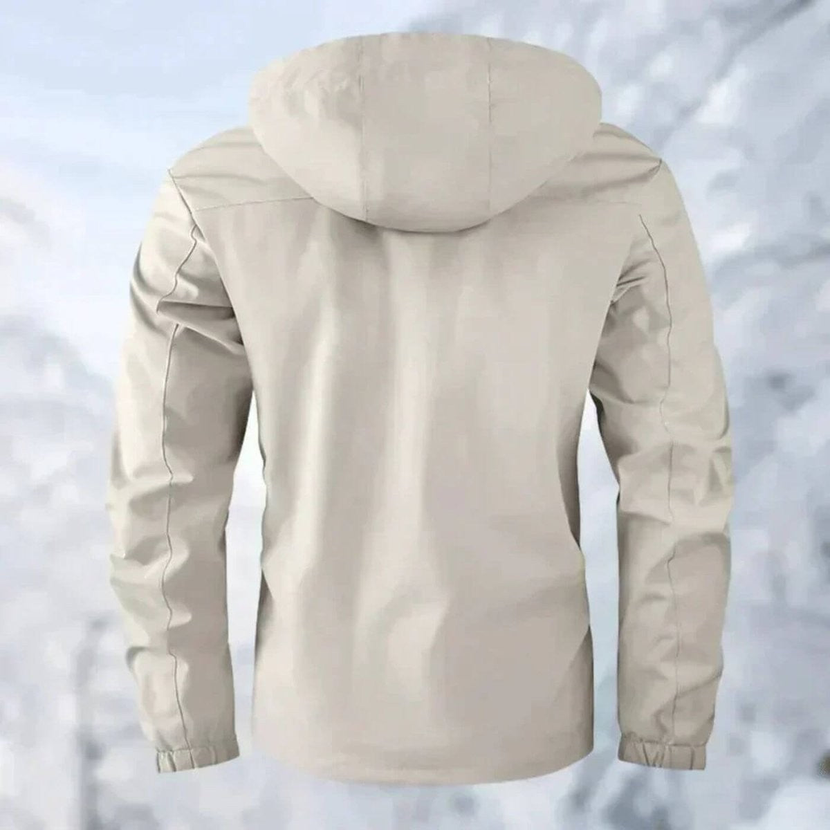 men's slim fit hooded quilted jacket