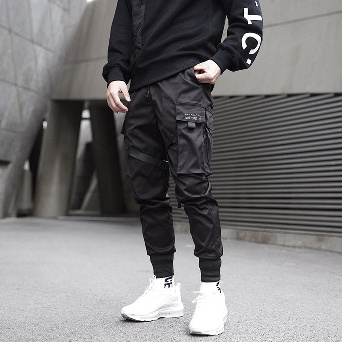 men's tactical jogger cargo trousers