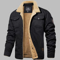 men's vintage bomber jacket in black