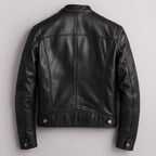 men's vintage style biker jacket