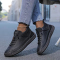 men's wide fit slip-on supportive sneakers in black
